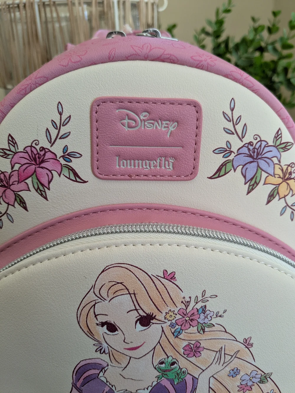 Loungefly Rapunzel Pink & White Mini Backpack
